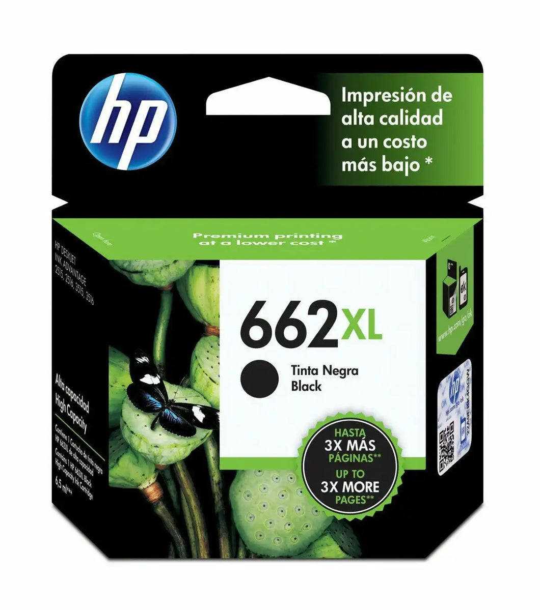 HP 662XL Black (CZ105AL) Original Ink Cartridge