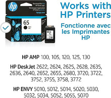 Load image into Gallery viewer, HP 65 Black (N9K02AN) Original Ink Cartridge
