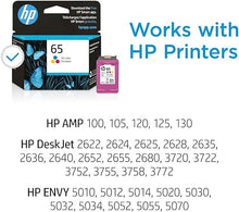 Load image into Gallery viewer, HP 65 Tricolor (N9K01AN) Original Ink Cartridge
