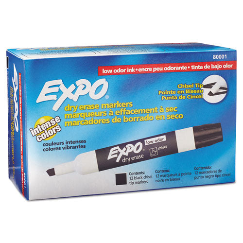 Expo Dry Erase Marker, Broad Chisel Tip, Dozen