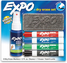 Load image into Gallery viewer, EXPO Dry Erase Marker Starter Set, 6 pcs.
