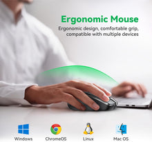 Load image into Gallery viewer, Mouse Ergonomic, Wireless, Bluetooth, Optical
