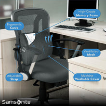 Load image into Gallery viewer, Lumbar Support Pillow, Perfectly Balanced Memory Foam, Versatile Use Lower Back Cushion
