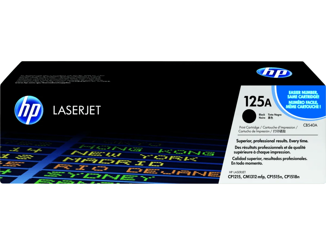 Toner Cartridge HP 125A (CB540A) Black Original