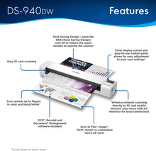 Load image into Gallery viewer, Scanner Brother DS-940DW, Duplex, Wireless, Mobile
