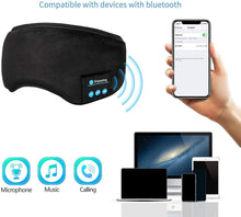 Load image into Gallery viewer, Headphones Bluetooth Eye Mask - Handsfree Sleeping Mask with Built-in Speakers Microphone
