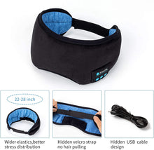 Load image into Gallery viewer, Headphones Bluetooth Eye Mask - Handsfree Sleeping Mask with Built-in Speakers Microphone
