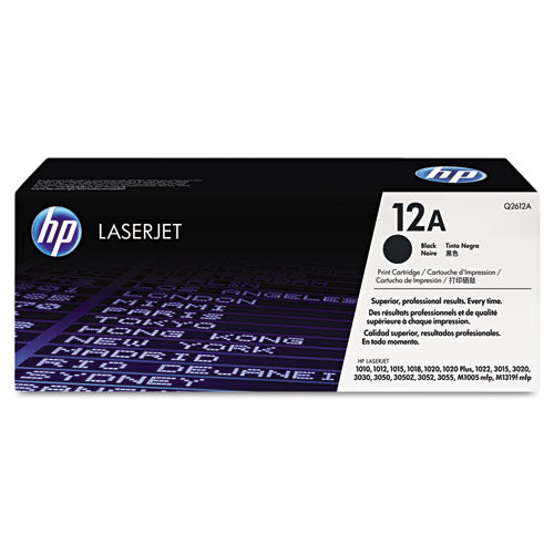 Toner Cartridge HP 12A (Q2612A) Black Original