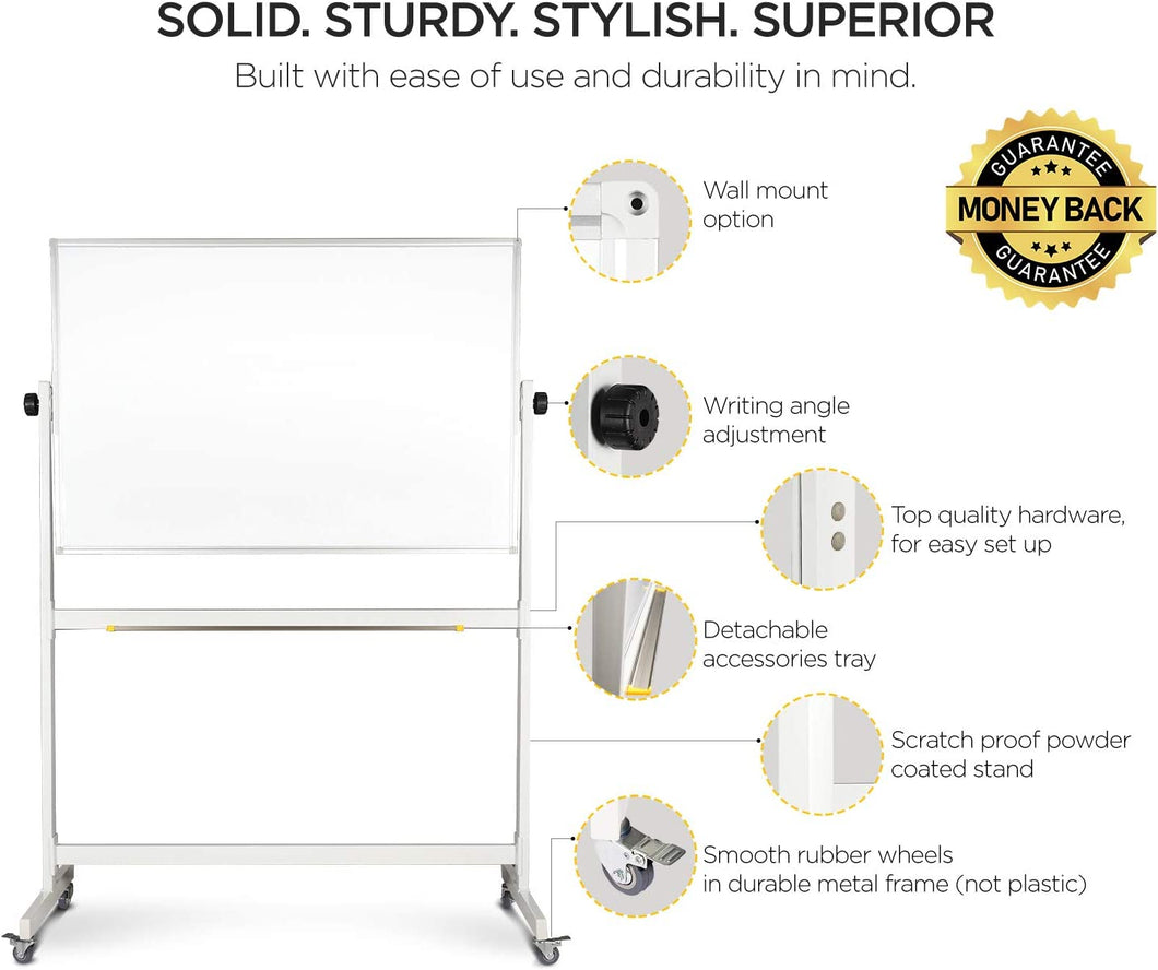 Whiteboard & Magnetic Dry Erase Board 48x32