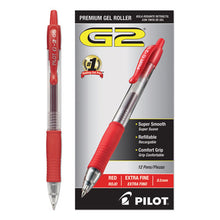 Load image into Gallery viewer, Pilot G2 Retractable Gel Pen, Smoke Barrel, bx-12
