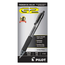 Load image into Gallery viewer, Pilot G2 Retractable Gel Pen, Smoke Barrel, bx-12
