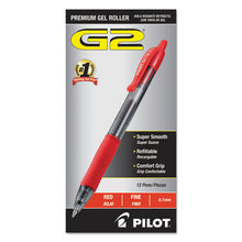 Load image into Gallery viewer, Pilot G2 Retractable Gel Pen, Smoke Barrel, bx-12
